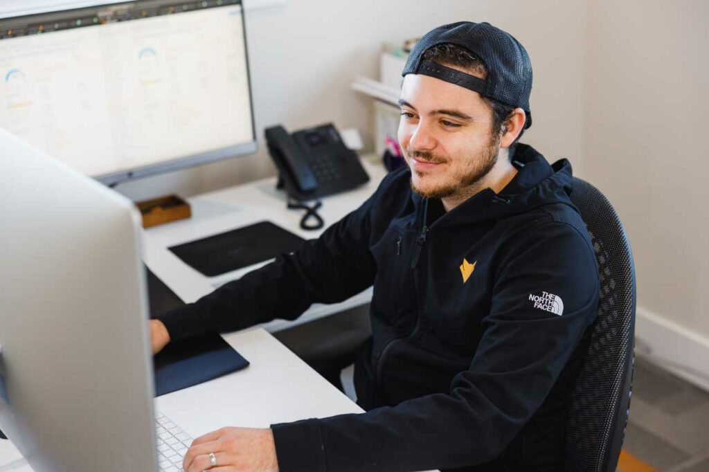 our SEO Specialist Joshua from Spotted Fox Digital